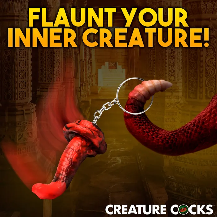 Dildos XR Brand CREATURE COCKS KING COBRA KEYCHIAN