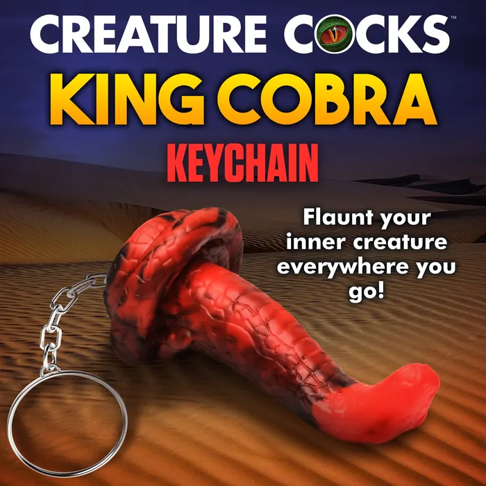 Dildos XR Brand CREATURE COCKS KING COBRA KEYCHIAN