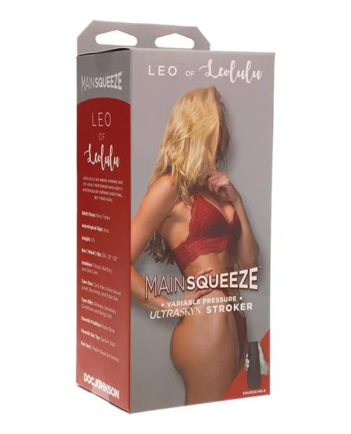 Doc Johnson Male Sex Toys Main Squeeze Ultraskyn Pussy Stroker Leo Of Leolulu