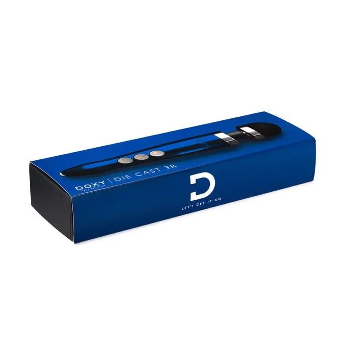 Doxy 3R rechargeable Massager Wand Blue Flame Entrenue Vibrators