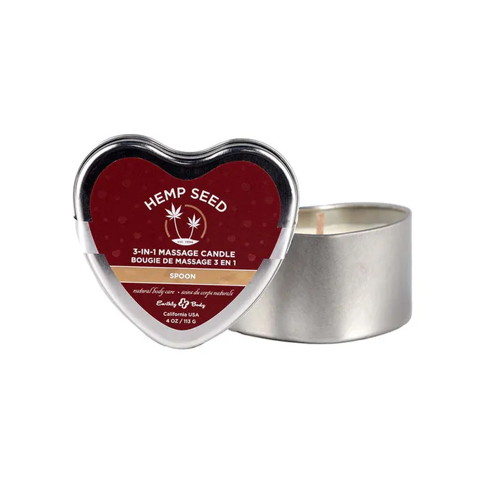 Earthly Body Female Sex Toys Earthly Body Hemp Seed Valentine 3in1 Massage Heart Candle Spoon 47 oz 133 g Earthly Body Female Sex Toys Earthly Body Hemp Seed Valentine 3in1 Massage Heart Candle Spoon 47 oz 133 g