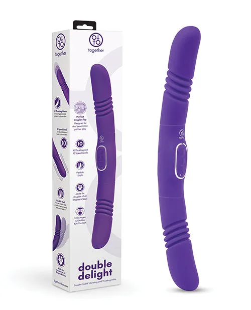 Electric Eel INC Together Double Delight DoubleEnded Vibrating Thrusting Vibrator Female Sex Toys Electric Eel INC Together Double Delight DoubleEnded Vibrating Thrusting Vibrator Female Sex Toys