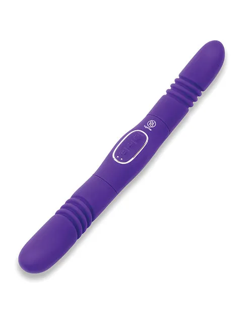 Electric Eel INC Together Double Delight DoubleEnded Vibrating Thrusting Vibrator Female Sex Toys