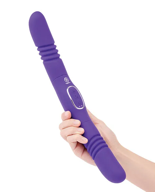 Electric Eel INC Together Double Delight DoubleEnded Vibrating Thrusting Vibrator Female Sex Toys