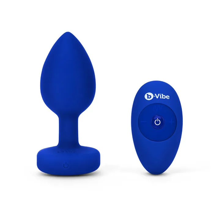Entrenue Anal Vibrating Jewel Remote Controlled Butt Plug Black