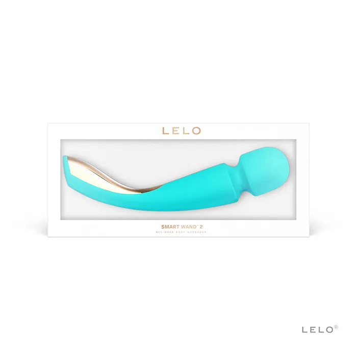 Female Sex Toys Lelo LELO SMART WAND 2 Large Rechargeable Wand Vibrator Aqua Female Sex Toys Lelo LELO SMART WAND 2 Large Rechargeable Wand Vibrator Aqua