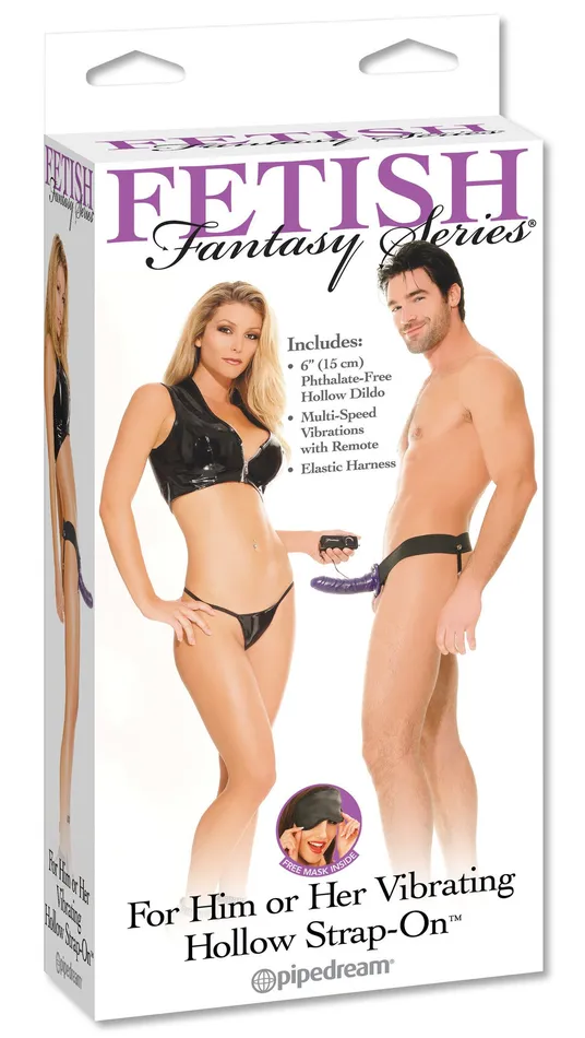 Fetish Fantasy Vibrating Hollow Strap On Fetish Fantasy Female Sex Toys
