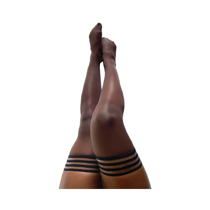 Hosiery Kixies Inc Kixies Marissa Sheer Brown Size C