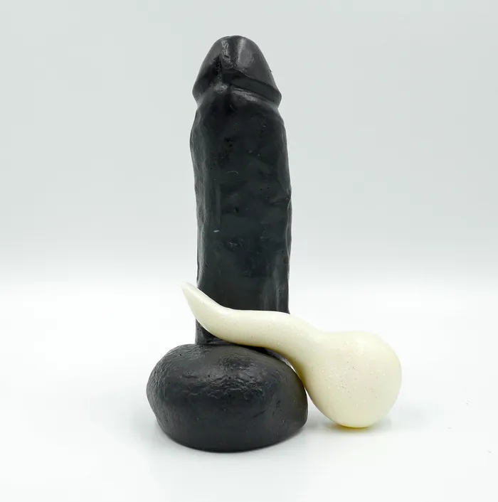 Its the Bomb Male Sex Toys Martian Green Penis Stroker Jr wSpermie Soap Suction Cup included