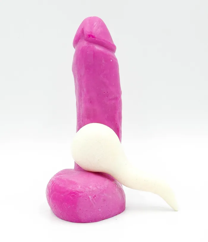 Its the Bomb Male Sex Toys Martian Green Penis Stroker Jr wSpermie Soap Suction Cup included