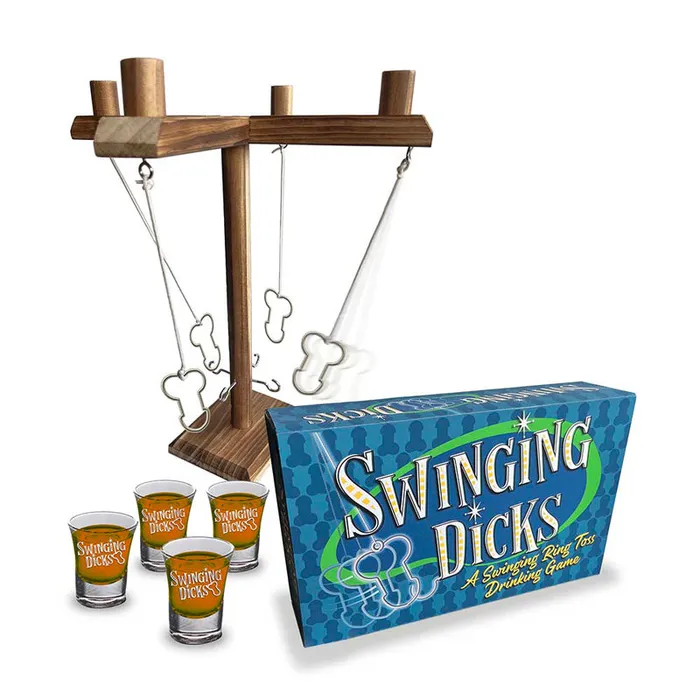 Little Genie Productions Couples Swinging Dicks Ring Toss Drinking Game