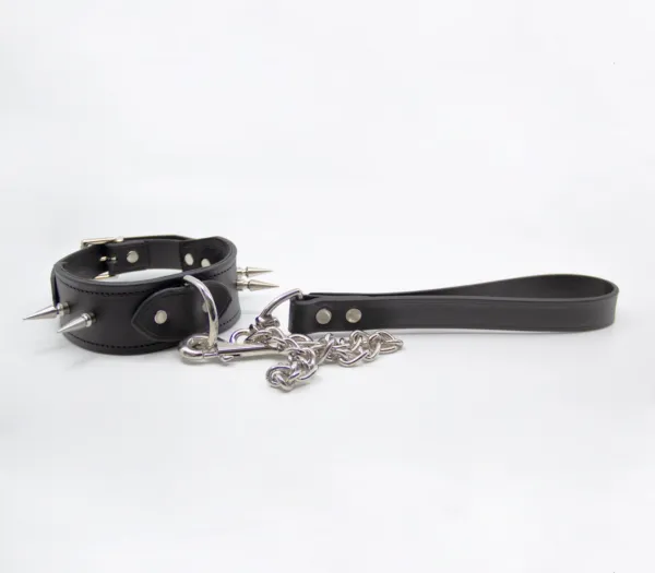 Love in Leather Restraints LEA001 Leather Chain Lead