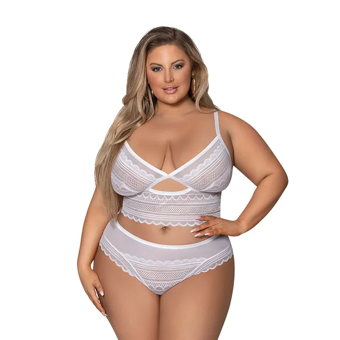 Magic Silk Magic Silk Modern Romance Bralette Hipster White Queen Size Vibrators Magic Silk Magic Silk Modern Romance Bralette Hipster White Queen Size Vibrators