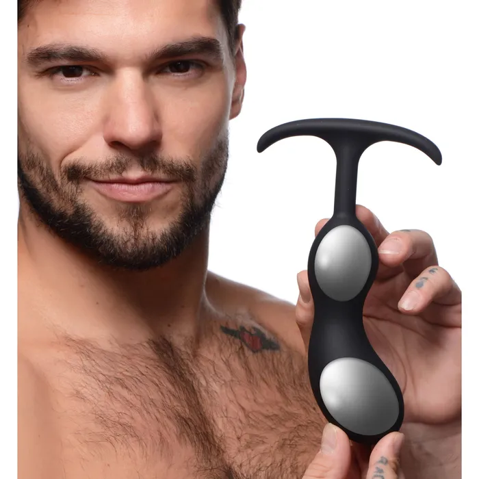 Male Sex Toys Heavy Hitters Premium Silicone Weighted Prostate Plug Large