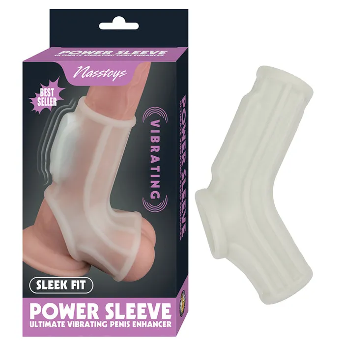 Male Sex Toys Nasstoys Nasstoys Power Sleeve Sleek Fit Vibrating Penis Enhancer White Male Sex Toys Nasstoys Nasstoys Power Sleeve Sleek Fit Vibrating Penis Enhancer White