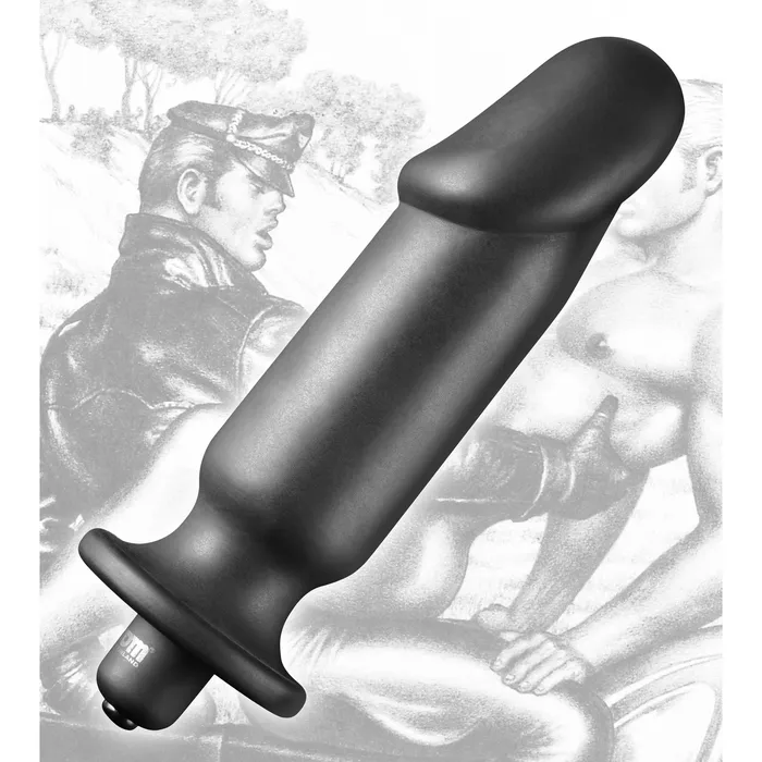 Male Sex Toys Tom of Finland Tom of Finland Silicone Vibrating Anal Plug