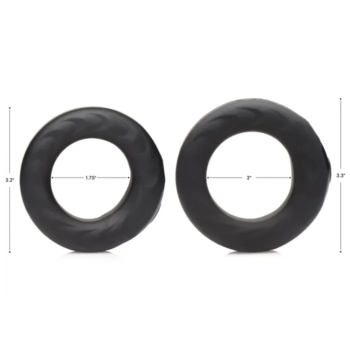 Male Sex Toys Zeus Electrosex Vibrating EStim Silicone Cock Ring w RC 50mm