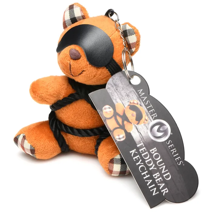 Master Series Vibrators Rope Teddy Bear Keychain