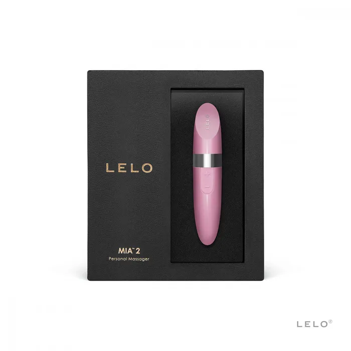 Mia 2 Lipstick Looking Vibe Vibrator Breast Cancer Awareness PINK by LELO Entrenue Vibrators