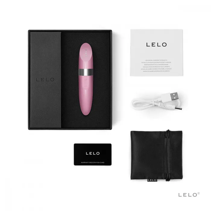 Mia 2 Lipstick Looking Vibe Vibrator Breast Cancer Awareness PINK by LELO Entrenue Vibrators
