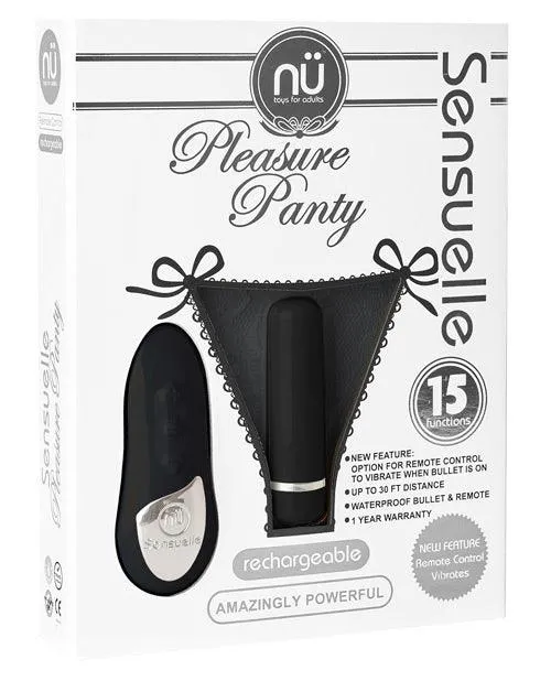 Novel Creations Usa INC Female Sex Toys Sensuelle Pleasure Panty Bullet Wremote Control 15 Function