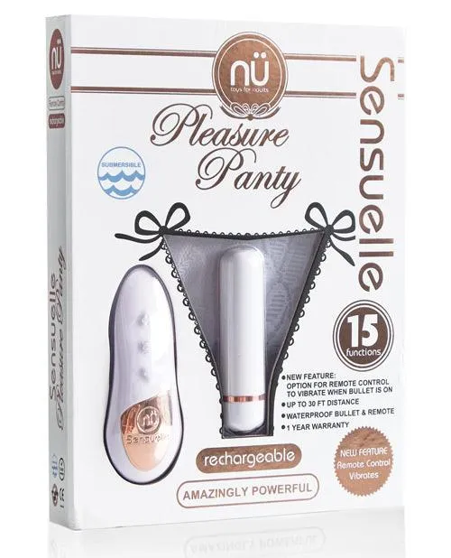 Novel Creations Usa INC Female Sex Toys Sensuelle Pleasure Panty Bullet Wremote Control 15 Function