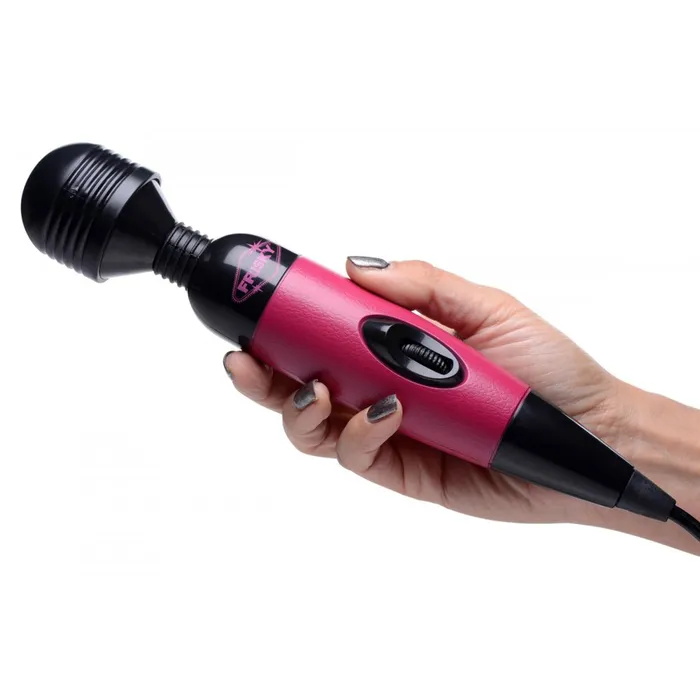 Playful Pleasure Wand MultiSpeed Vibrating Wand Pink Frisky Vibrators
