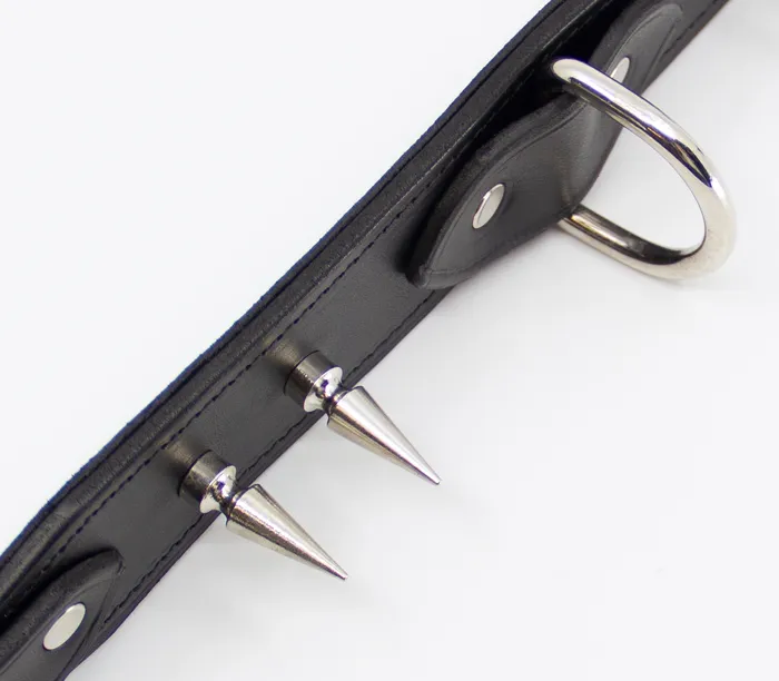 Restraints Love in Leather COL005 Spiked Leather Collar