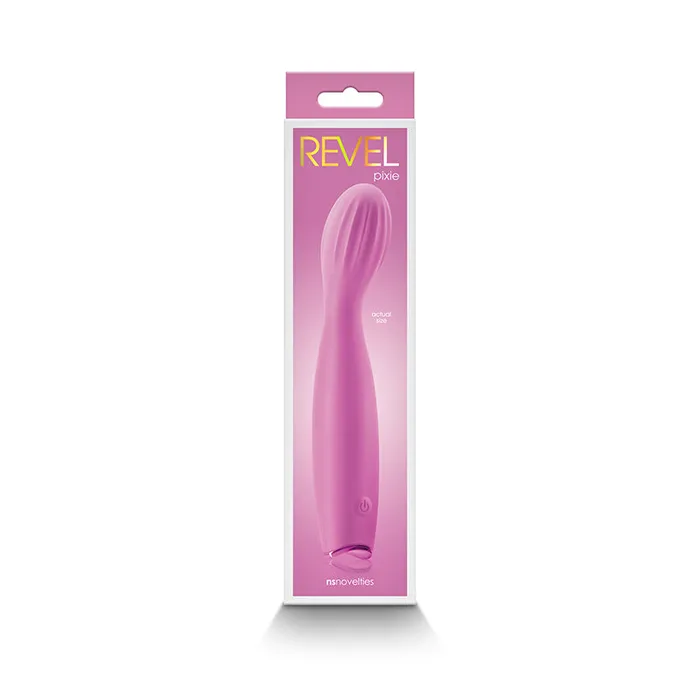 Revel Pixie GSpot Vibrator Pink New Sensations Novelties Inc Vibrators