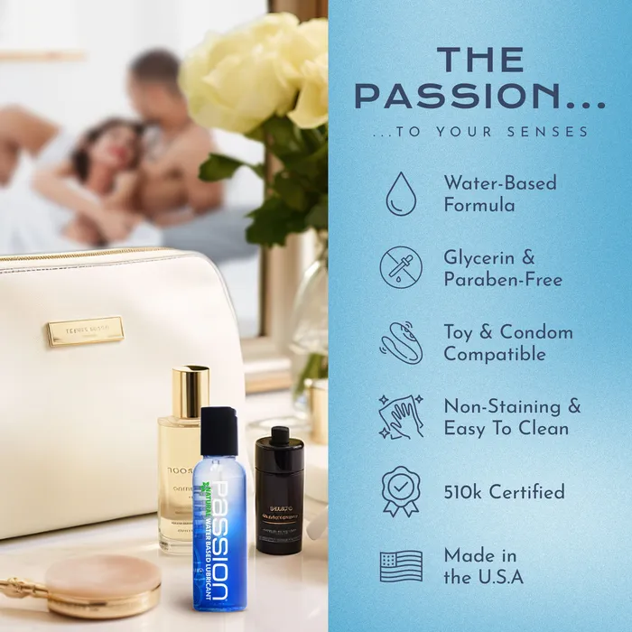 Sexual Health Wellbeing Passion Natural WaterBased Lubricant 2 oz Passion Lubricants