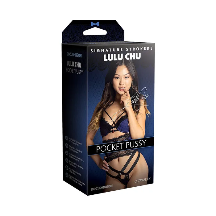 Signature Strokers Lulu Chu ULTRASKYN Pocket Pussy Doc Johnson Male Sex Toys