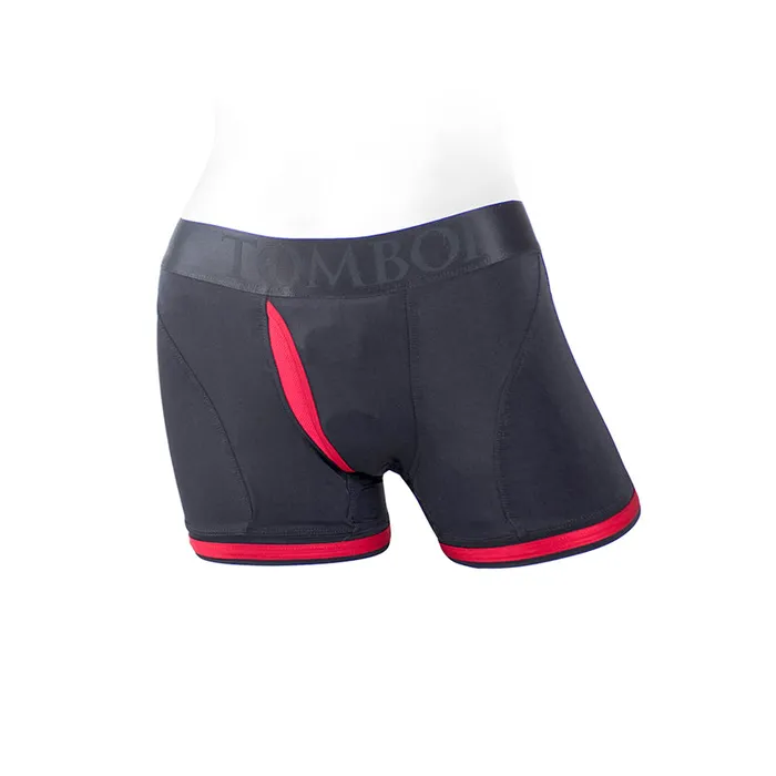 SpareParts Hardware SpareParts Tomboii Nylon Boxer Briefs Harness BlackRed Size 3XL Anal SpareParts Hardware SpareParts Tomboii Nylon Boxer Briefs Harness BlackRed Size 3XL Anal