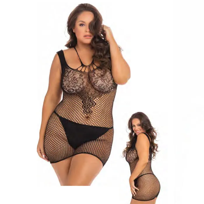 Teddies And Bodies Rene Rofe Rene Rofe Absolutist Lace And Net Dress Black Queen Size Teddies And Bodies Rene Rofe Rene Rofe Absolutist Lace And Net Dress Black Queen Size