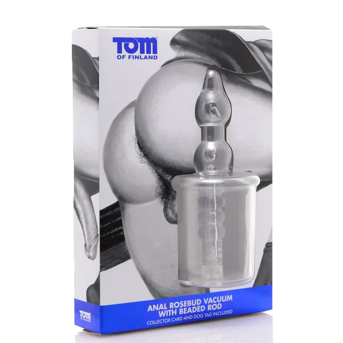 Tom of Finland Male Sex Toys Tom of Finland Anal Rosebud Vacuum With Beaded Rod