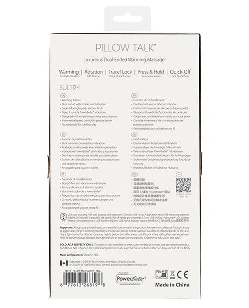 Vibrators BMS Enterprises Pillow Talk Sultry Rotating Wand