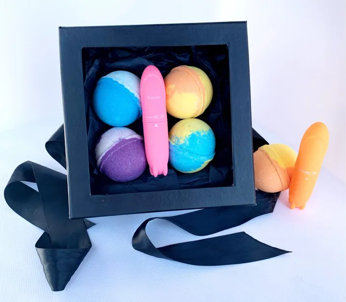 Vibrators Bath Bomb Rider Breast Cancer Awareness Pink Torpedo Gift Set Its the Bomb Vibrators Bath Bomb Rider Breast Cancer Awareness Pink Torpedo Gift Set Its the Bomb