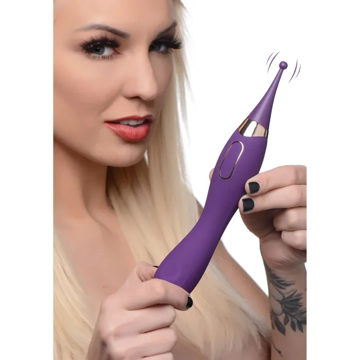 Vibrators Inmi Power Zinger Pro Pulsing GSpot Pinpoint Vibe w Attachments