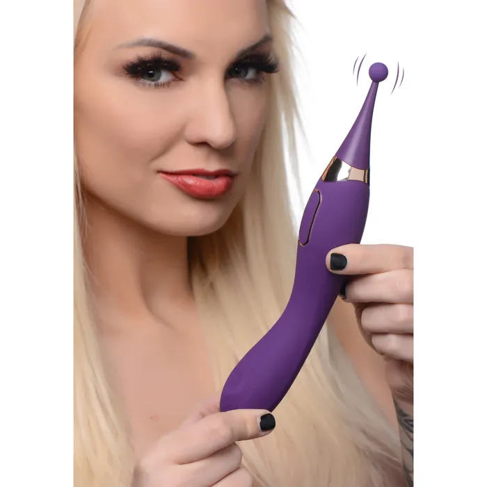 Vibrators Inmi Power Zinger Pro Pulsing GSpot Pinpoint Vibe w Attachments