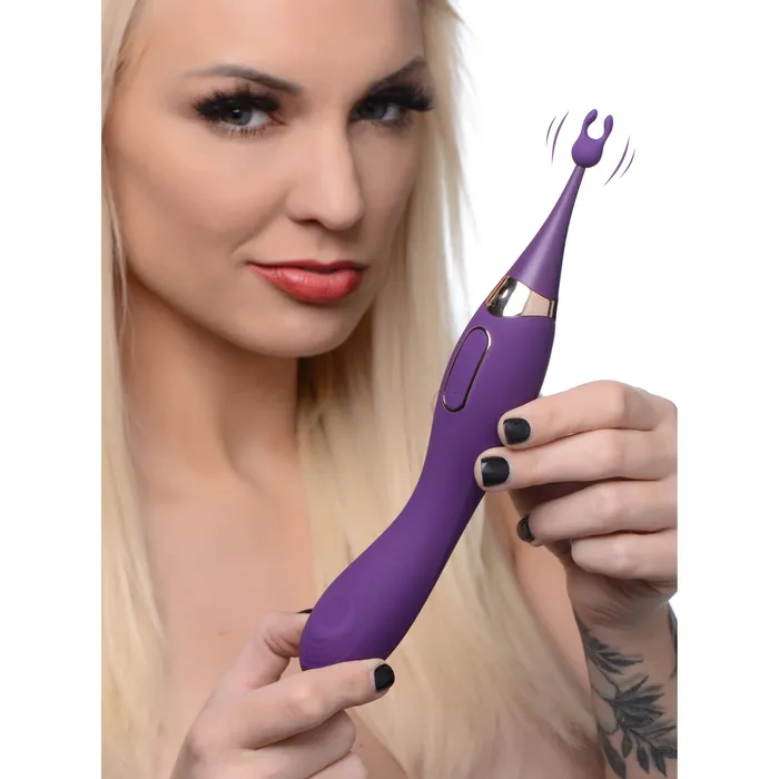 Vibrators Inmi Power Zinger Pro Pulsing GSpot Pinpoint Vibe w Attachments