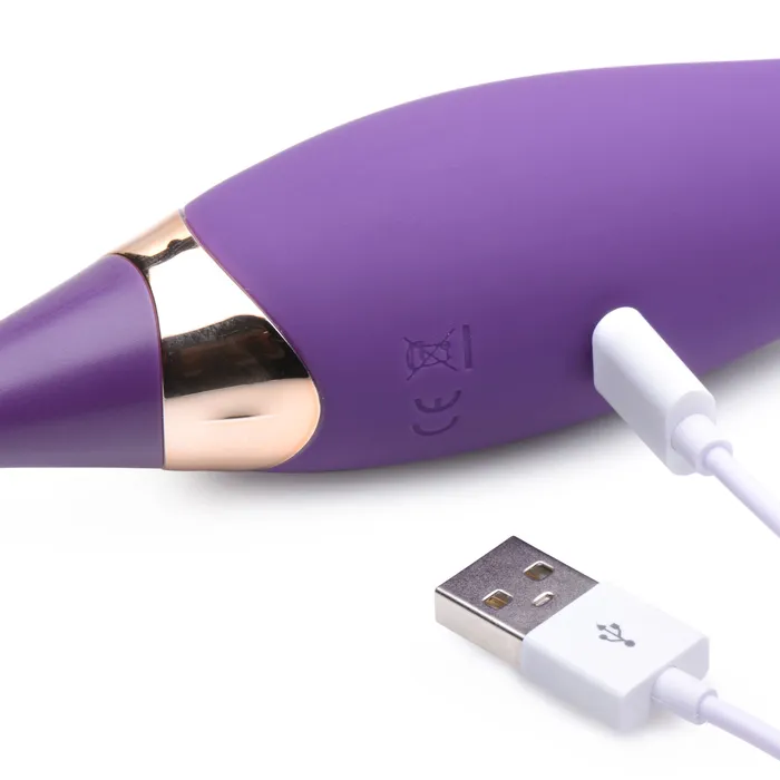 Vibrators Inmi Power Zinger Pro Pulsing GSpot Pinpoint Vibe w Attachments