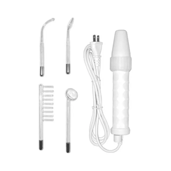 Vibrators Neon Wand Electrosex Kit Purple Stockroomcom