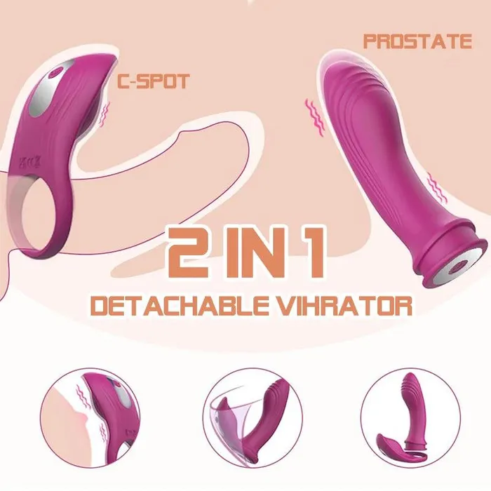 2in1 Detachable Wearable Vibrator Inyarose Female Sex Toys