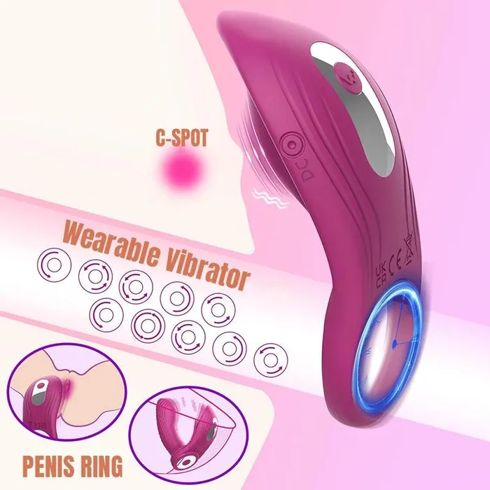 2in1 Detachable Wearable Vibrator Inyarose Female Sex Toys
