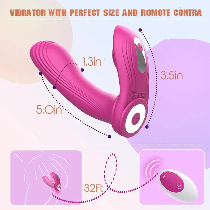 2in1 Detachable Wearable Vibrator Inyarose Female Sex Toys