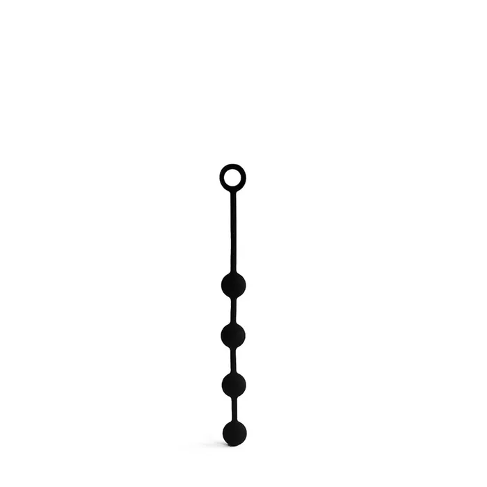 Anal Brutus Brutus Pearls Silicone String Of Pearls Black Small 30mm