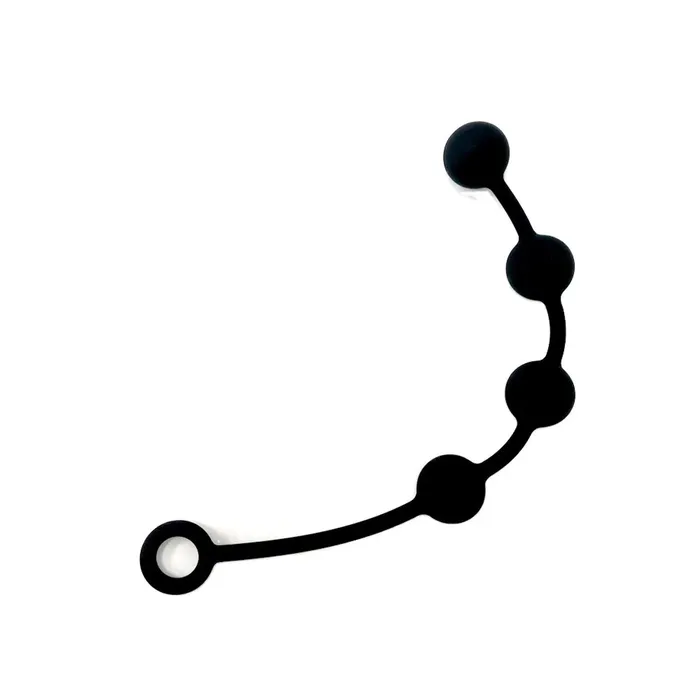 Anal Brutus Brutus Pearls Silicone String Of Pearls Black Small 30mm