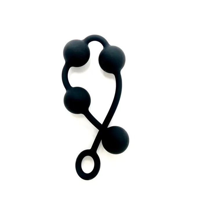 Anal Brutus Brutus Pearls Silicone String Of Pearls Black Small 30mm