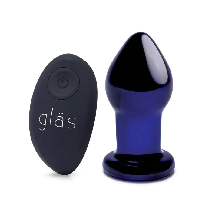 Anal Glas Glas Rechargeable Remote Controlled Vibrating Butt Plug Blue 35 Inch Anal Glas Glas Rechargeable Remote Controlled Vibrating Butt Plug Blue 35 Inch