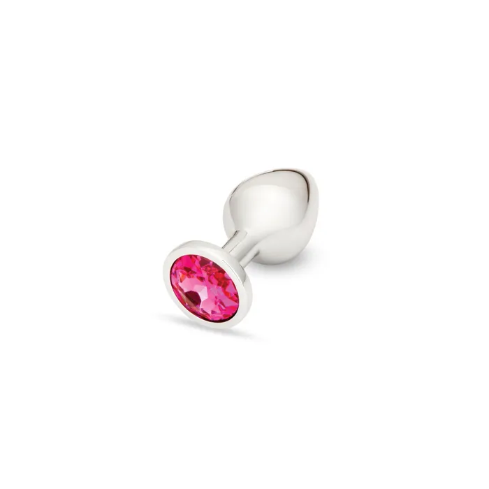 Anal Me You Us Crystal Jewels Metal Butt Plug Pink Medium Me You Us