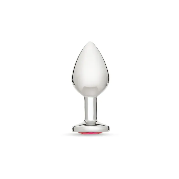 Anal Me You Us Crystal Jewels Metal Butt Plug Pink Medium Me You Us